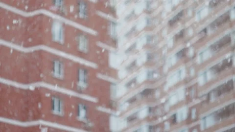 SNOW FALLS FROM THE SKY  Stock Footage 143751948