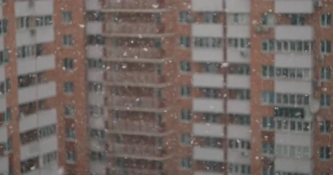 SNOW FALLS FROM THE SKY  Stock Footage 143752147