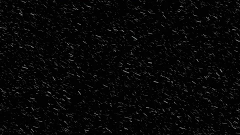 Snow fastly falling to the ground with strong wind. Many snow particles depth Stock Footage 166447725