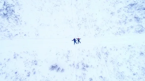 In snow field color Stock Footage 101921748