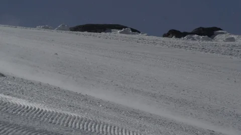 Snow Field Stock Footage 81882374