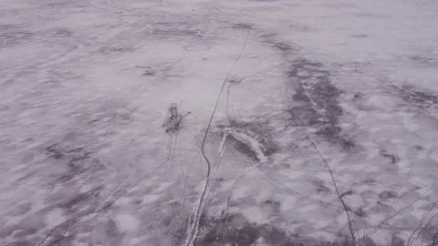 Snow on the field. Stock Footage 170520020