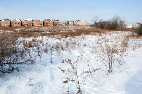 Snow field Stock Photos
