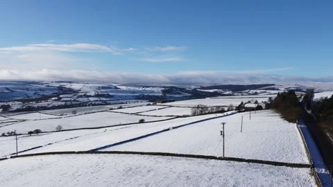 Snow fields alternative direction. 4K RAW Vidéo 146172975