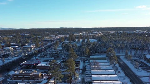 Snow in flagstaff 1 Vídeos de archivo 120620022