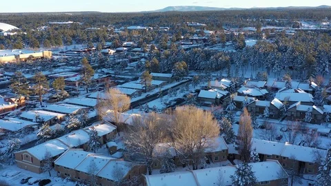 Snow in flagstaff 2 Vídeos de archivo 120620095