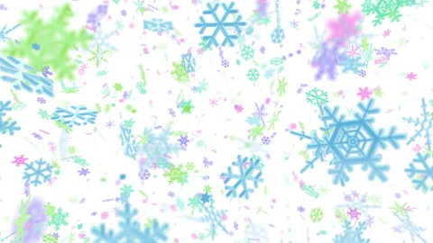 Snow Flake 22 Amix4 Stock Footage 218982288