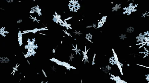 Snow Flake 22 ld Video stock 218979761