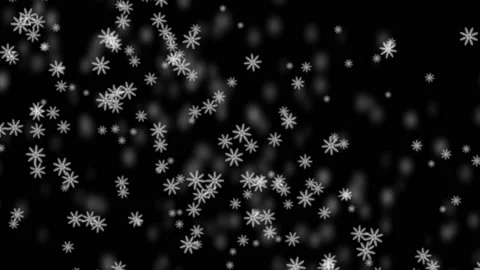 Snow flake blur seamless looping animation Video stock 222939551