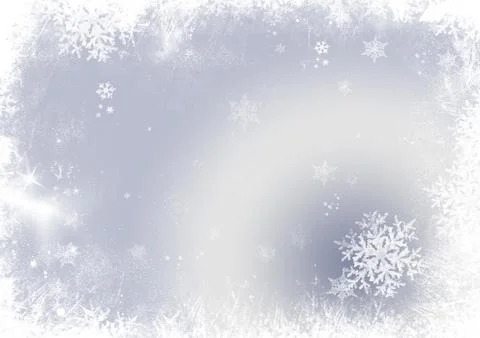 Snow flake christmas background Stock Illustration