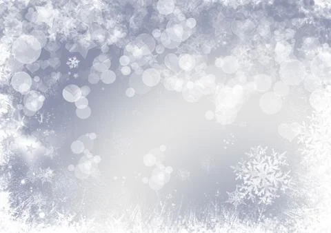 Snow flake christmas background Stock Illustration