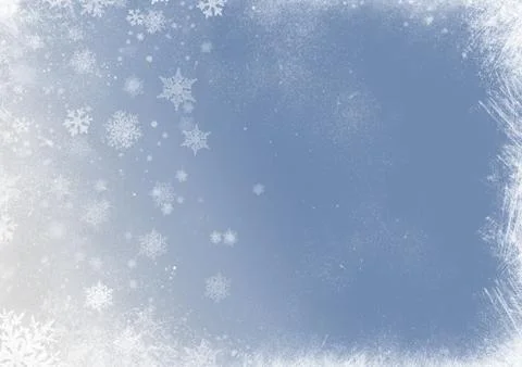 Snow flake christmas background Illustrazione stock