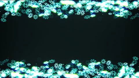 Snow flake crystal particle loop animation Stock Footage 146823414