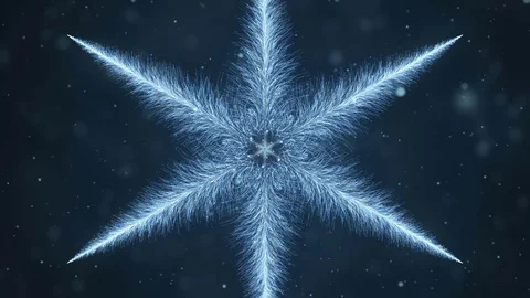 Snow flake Fantasy Stock Footage 74529808