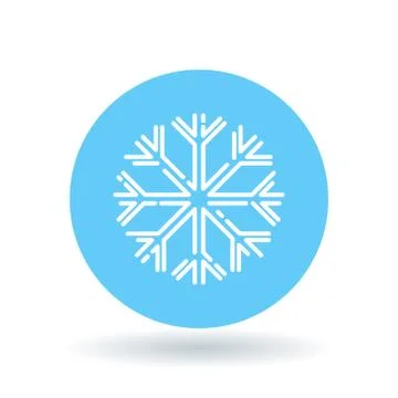 Snow flake icon Stock Illustration