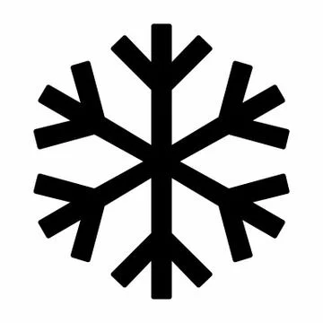 Snow flake icon Stock Illustration