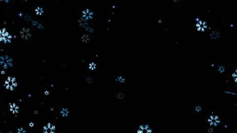 Snow flake loop animation Video stock 166083886