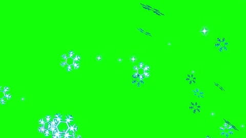 Snow flake loop animation Video stock 166084919