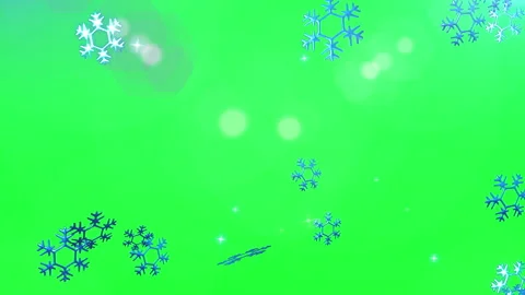 Snow flake loop animation Video stock 166084977