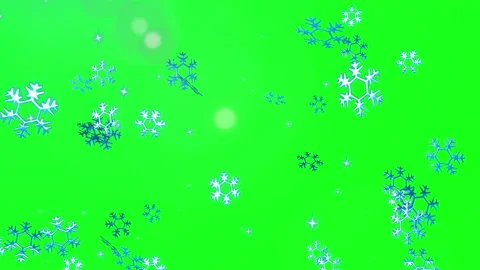 Snow flake loop animation Video stock 166085003