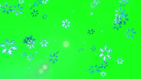 Snow flake loop animation Video stock 166085026