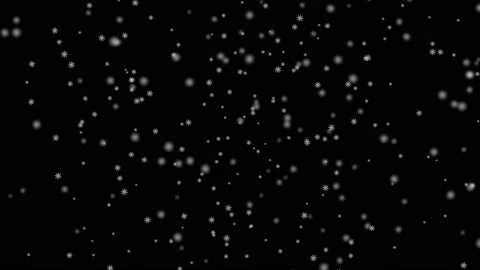 Snow flake seamless looping animation isolated Video stock 222939954