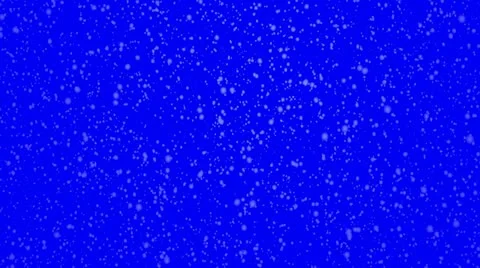 Snow Flakes 002 - Blue Light - 24 fps Stock Footage 18196233