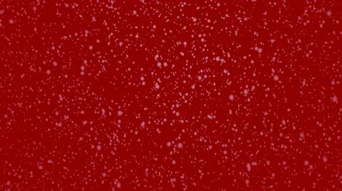 Snow Flakes 002 - Red - 24 fps Stock-Footage 18068058
