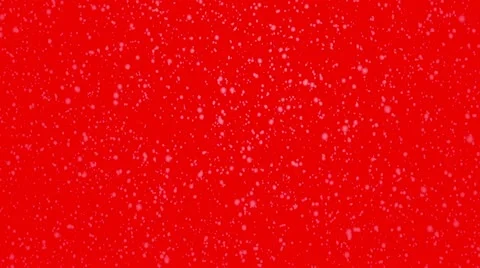 Snow Flakes 002 - Red Light - 25 fps Vídeo Stock 18182484
