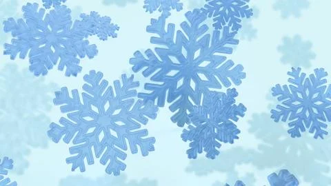 The Snow flakes  for Background concept 3d rendering.. イラスト素材