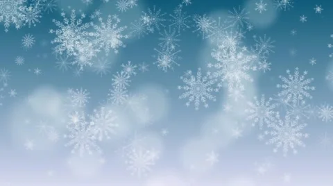 Snow Flakes Background Stock Footage 44099310