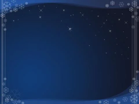 Snow flakes background Stock Illustration