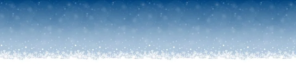 Snow flakes background Stock Illustration