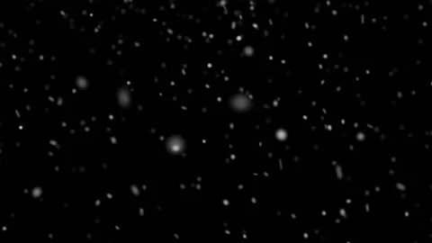 Snow flakes on a black background, animation Video stock 167429378