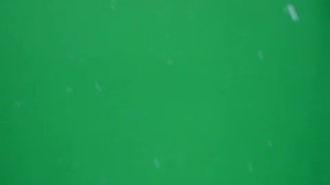 Snow flakes captured on green screen while blowing in the wind Stock Footage 98123250