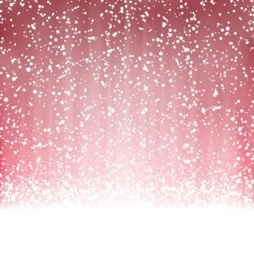 Snow flakes on colored background Stock Illustration