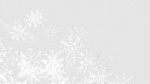 Snow flakes fall on green screen animation. Christmas winter background footage Stock Footage 230982003