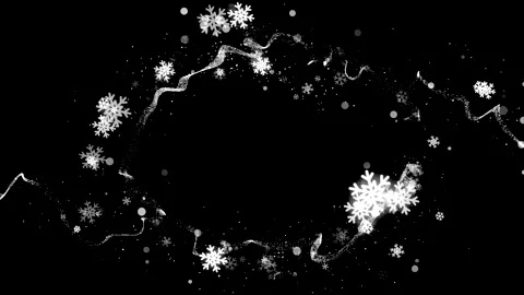 Snow flakes falling background animation Stock Footage 171020319