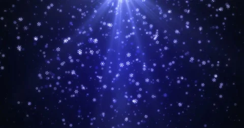 Snow flakes falling background seamless loop animation Stock Footage 324567888