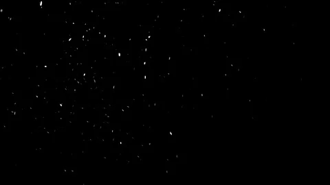 Snow flakes falling on black background. Stock Footage 114583847