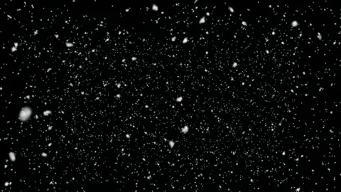 Snow flakes falling on black background. Winter weather Stock-Footage 120248541