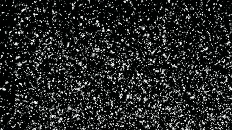 Snow flakes falling on black background. Winter weather Stock Footage 120386610