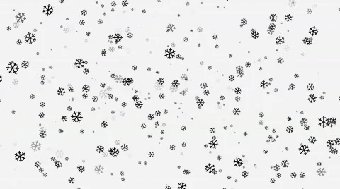 Snow flakes falling (Christmas) - looping animation Stock Footage 545269