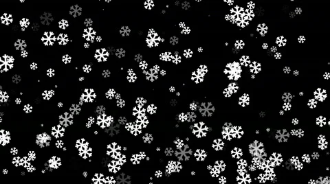 Snow flakes falling (Christmas) - looping animation Vídeos de archivo 545279