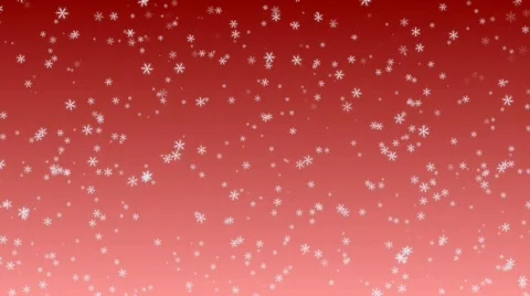 Snow flakes falling (Christmas) - looping animation Stock Footage 545286