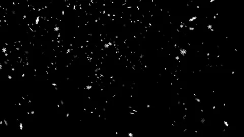 Snow flakes falling Stock Footage 82845932