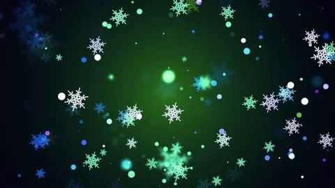 Snow flakes falling Stock Footage 84460958