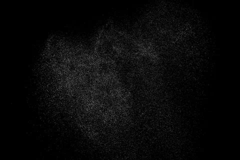 Snow flakes falling isolated Stock Illustration