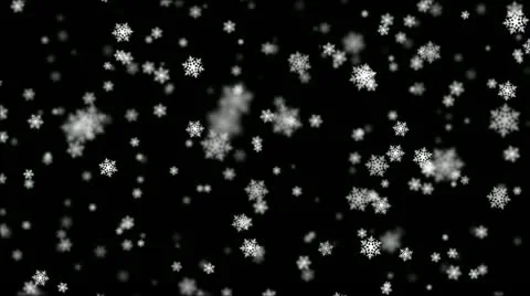 Snow Flakes Video stock 12181417