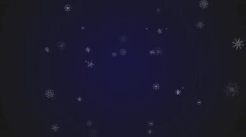 Snow Flakes Stock Footage